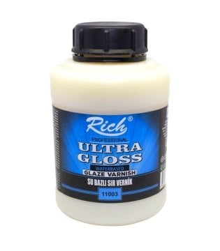 Rich Ultra Gloss Parlak Su Bazlı Sır Vernik 1250 cc