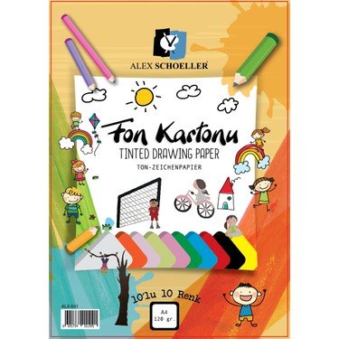 Alex Schoeller Fon Kartonu A4 10'lu
