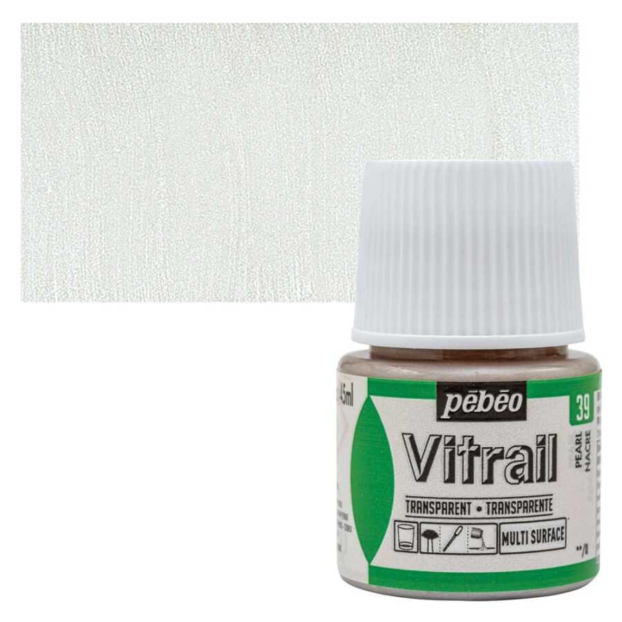 Pebeo Vitrail Cam Boyası 45Ml - 39 Pearl