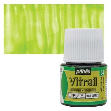 Pebeo Vitrail Cam Boyası 45Ml - 34 Apple Green
