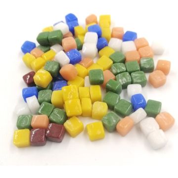 Mozaik Taşı 6x6mm 100 Adet Karışık