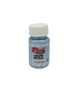 Rich Chrome Metalik Boya 1578-Bebek Mavi 50 cc