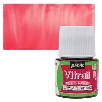 Pebeo Vitrail Cam Boyası 45Ml - 26 Purple