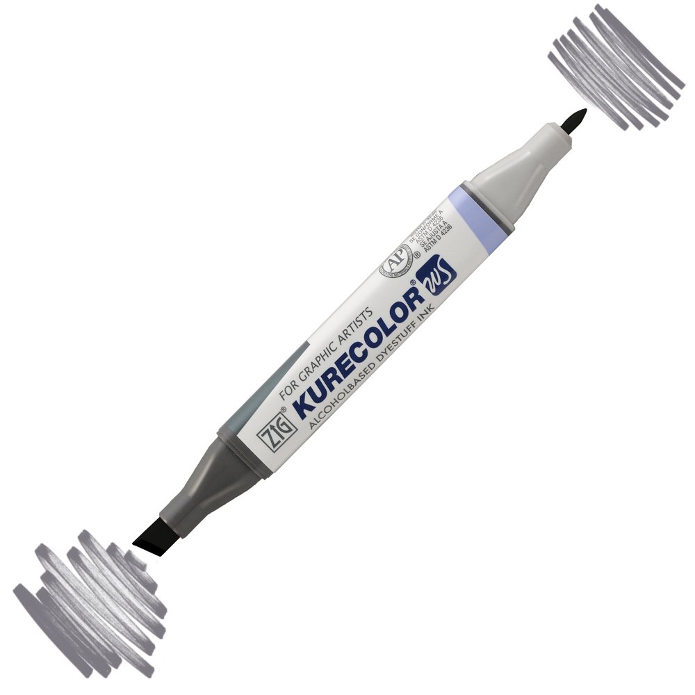 Zig Kurecolor Kc3000 Twin S Marker Kalem C08 Cool Gray 8