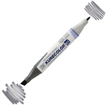Zig Kurecolor Kc3000 Twin S Marker Kalem C08 Cool Gray 8