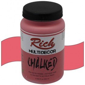 Rich Multi Decor Chalked 4524 - ANTİK PEMBE Boya 250 cc