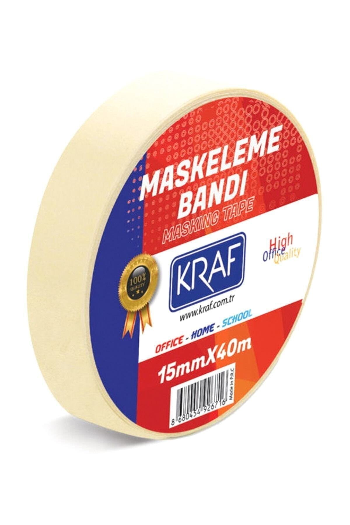 Kraf Maskeleme Bantı Kağıt Bant 15 mm 40 metre