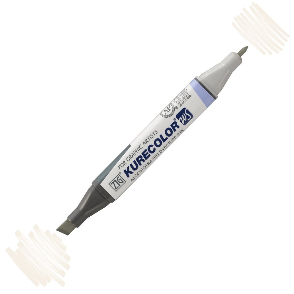 Zig Kurecolor Kc3000 Twin S Marker Kalem W01 Warm Gray 1