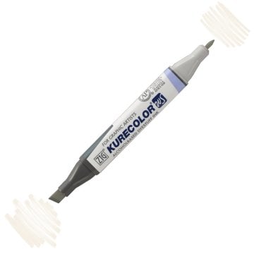 Zig Kurecolor Kc3000 Twin S Marker Kalem W01 Warm Gray 1