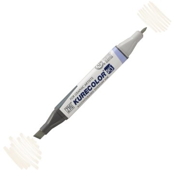Zig Kurecolor Kc3000 Twin S Marker Kalem W01 Warm Gray 1