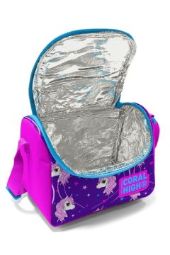 Coral High Kids Mor Pembe Unicorn Desenli Simli Thermo Beslenme Çantası 11856