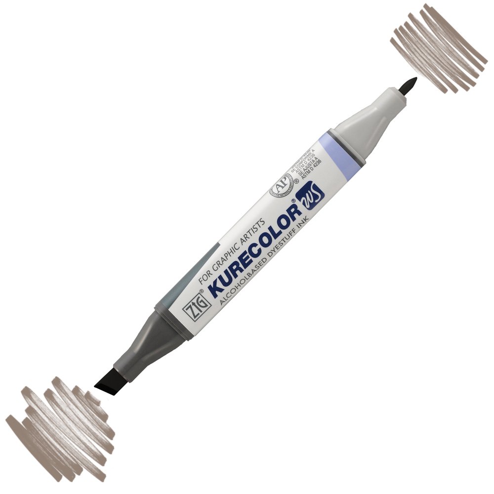 Zig Kurecolor Kc3000 Twin S Marker Kalem W08 Warm Gray 8