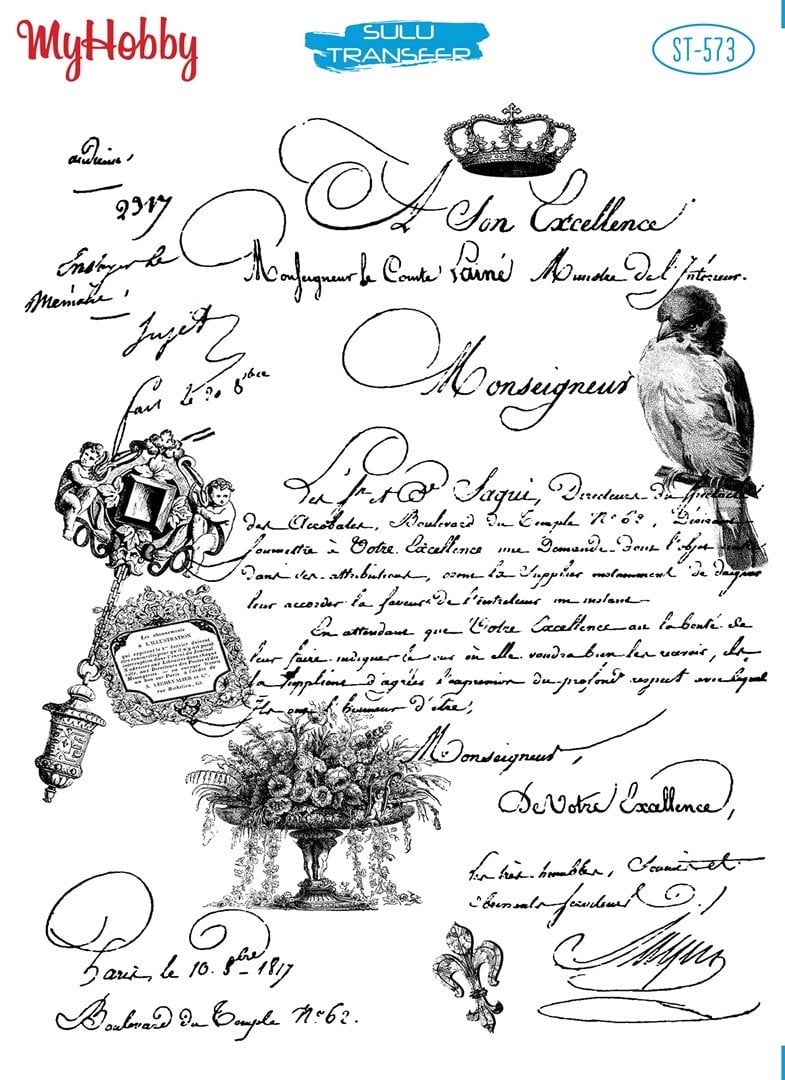 My Hobby Sulu Transfer 25*35 cm STB-573