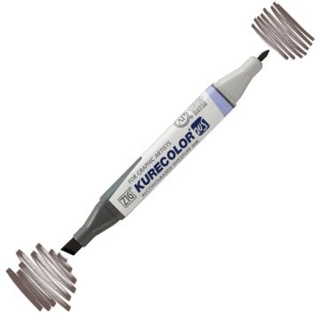 Zig Kurecolor Kc3000 Twin S Marker Kalem W11 Warm Gray 11