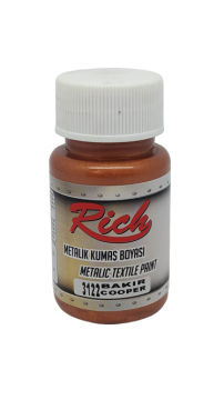 RİCH METALİK KUMAŞ BOYASI 50 CC. 3122 BAKIR