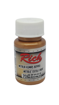RİCH METALİK KUMAŞ BOYASI 50 CC. 3124 BRONZE