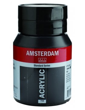 Talens Amsterdam Akrilik Boya 500ml 735 Oxyde Black