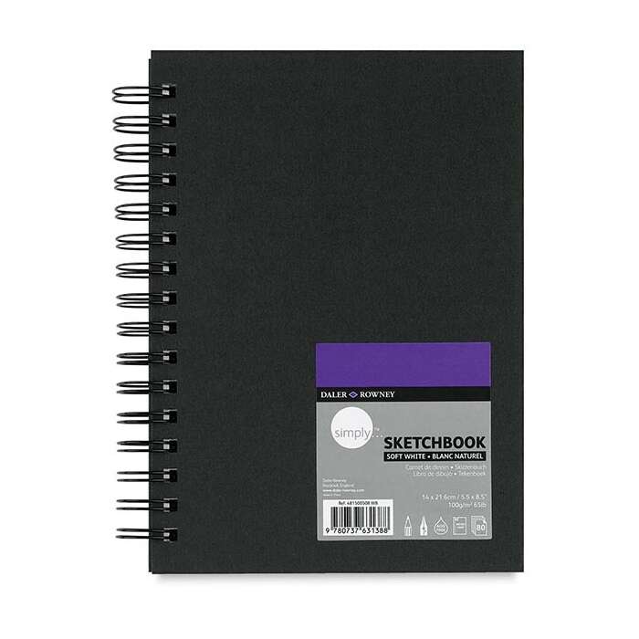 Daler Rowney Simply Sketch Defter 28x35.6 cm 100gr 80 Yaprak