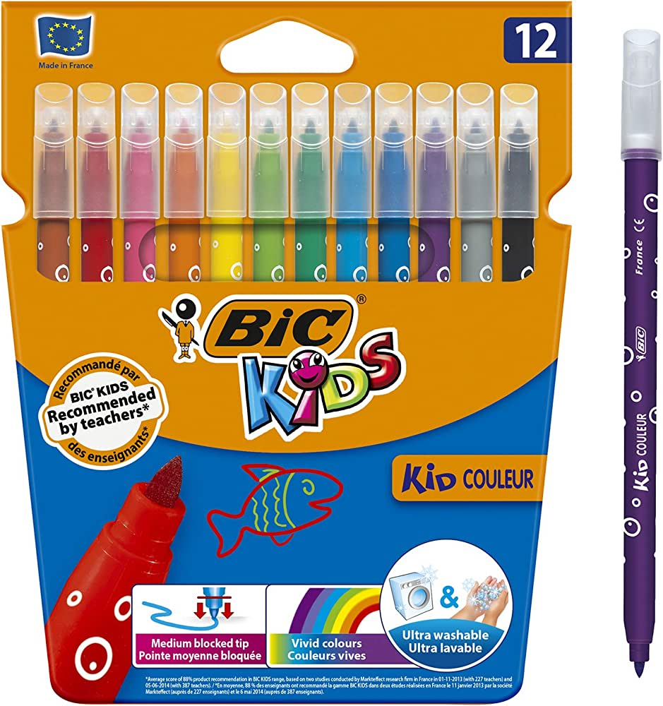 Bic Kid Couleur Keçeli Kalem 12'li