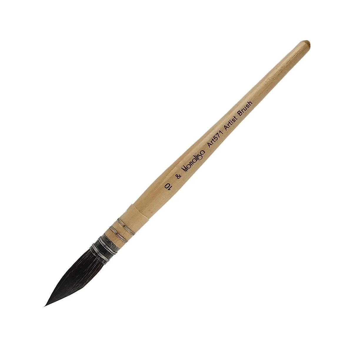 Mona Lisa Telli Sulu Boya Yuvarlak Fırçası Seri 571 No 10