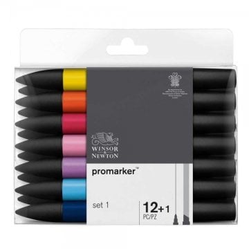 Winsor & Newton Promarker 12+1 Set-1