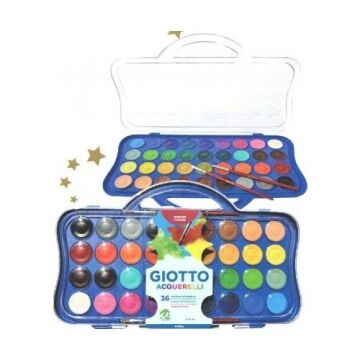 Giotto Sulu Boya Aquarelle 30 mm 36 Renk