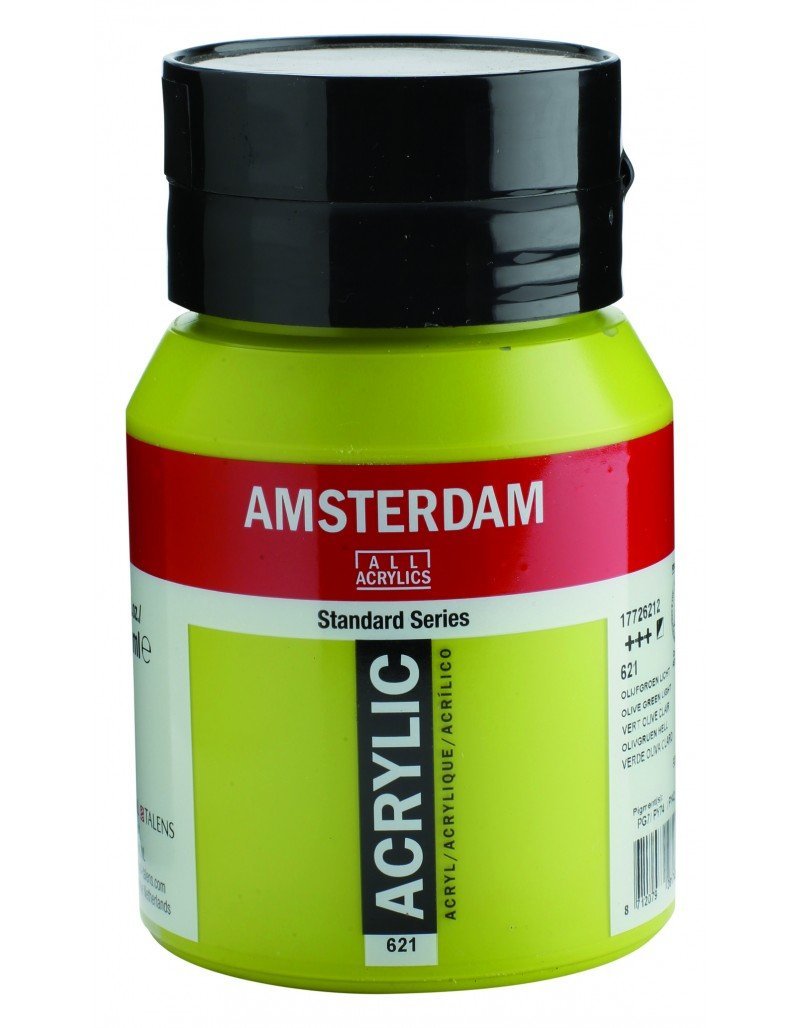 Talens Amsterdam Akrilik Boya 500ml 621 Olive Green Light
