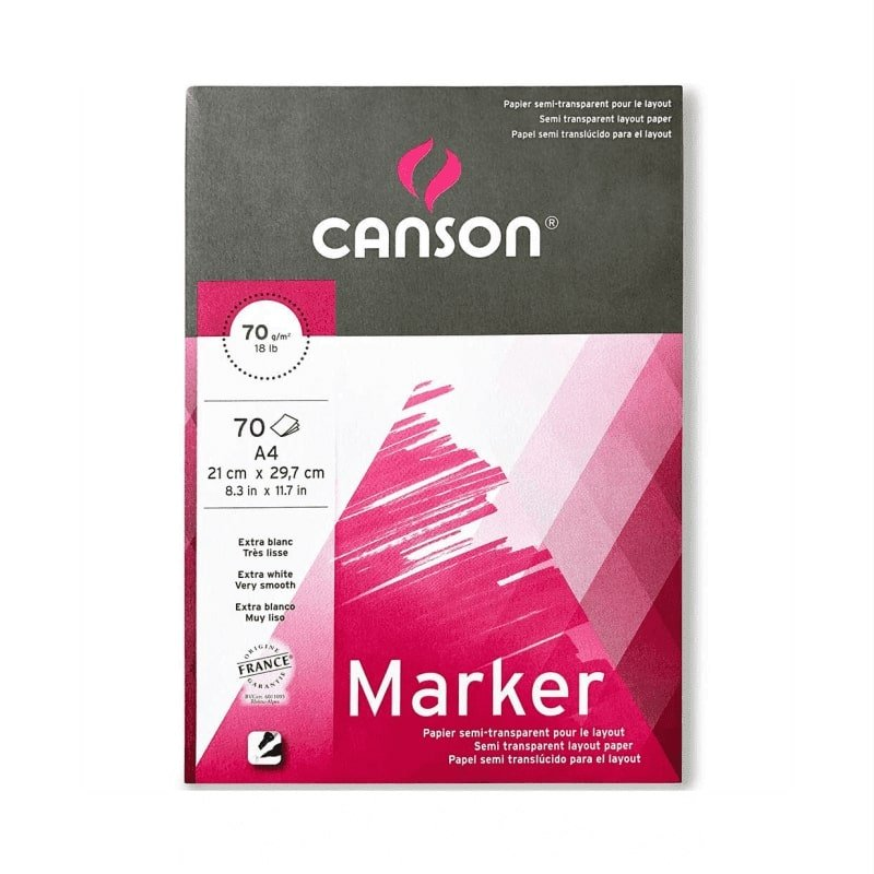 Canson Marker Layout Blok A4 70 gr. 70 Sayfa