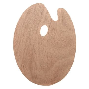 Südor Ahşap Oval Palet 5 Mm 30X40 cm
