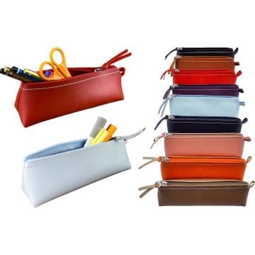 Mona Lisa Tribag Deri Kalem Çantası Mor