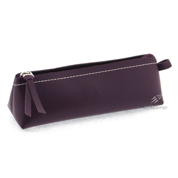 Mona Lisa Tribag Deri Kalem Çantası Mor
