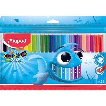 Maped Color Peps Ocean Yıkanabilir Keçeli Kalem 24 Renk