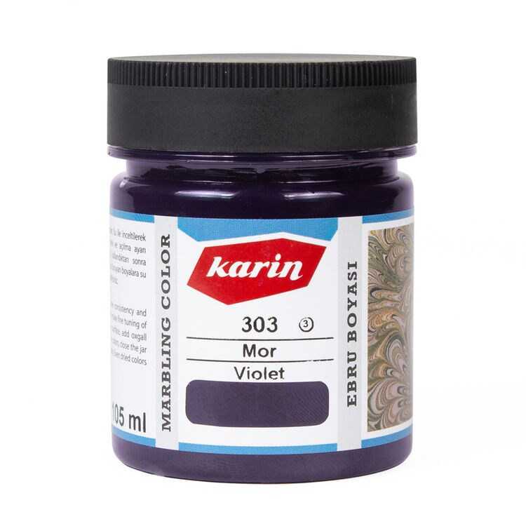 Karin Ebru Boyası 303 Mor 105 ml