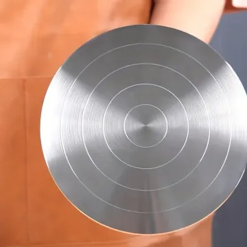 Metal Döküm Döner Seramik Tablası Turnet 18 cm