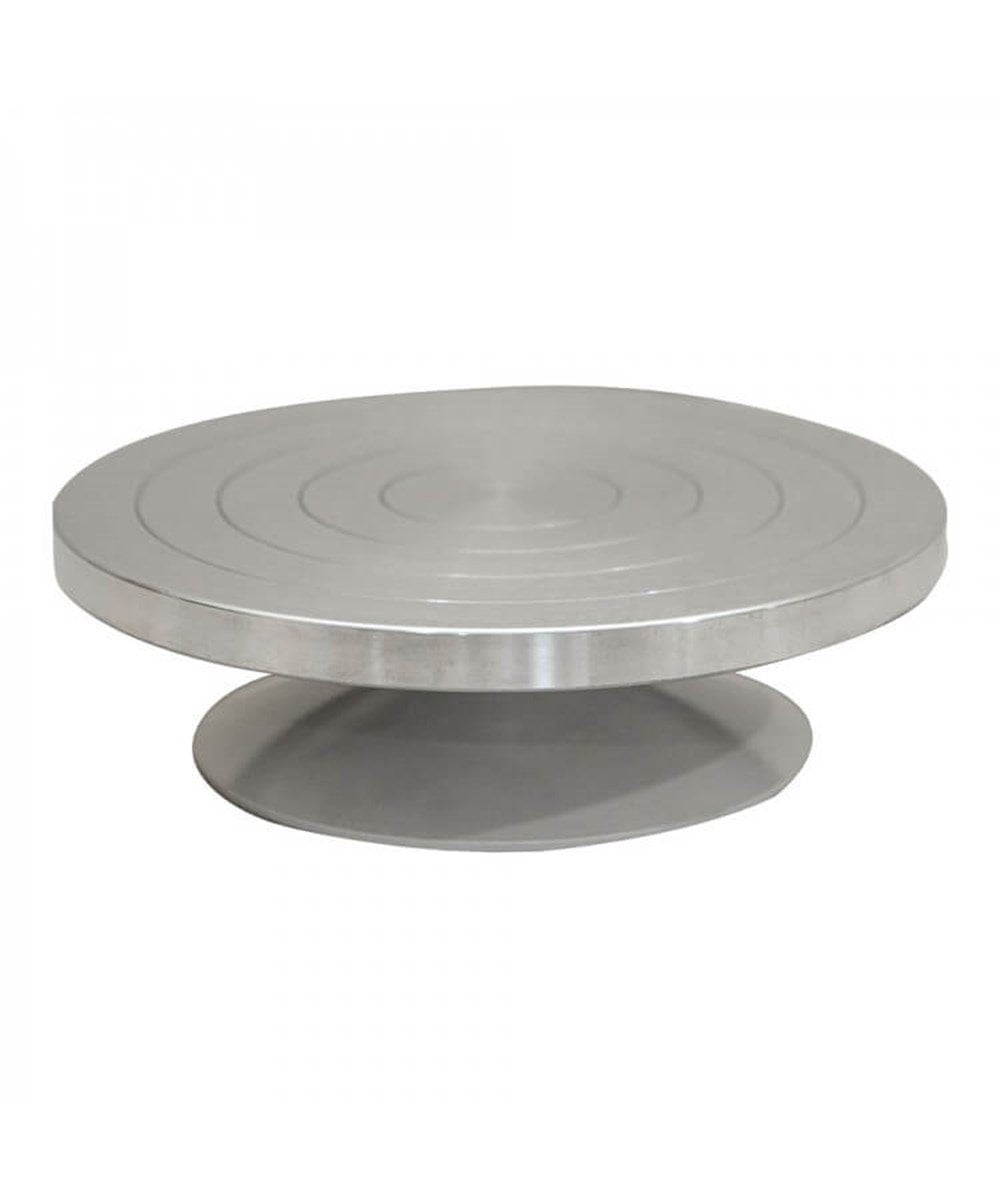 Metal Döküm Döner Seramik Tablası Turnet 18 cm