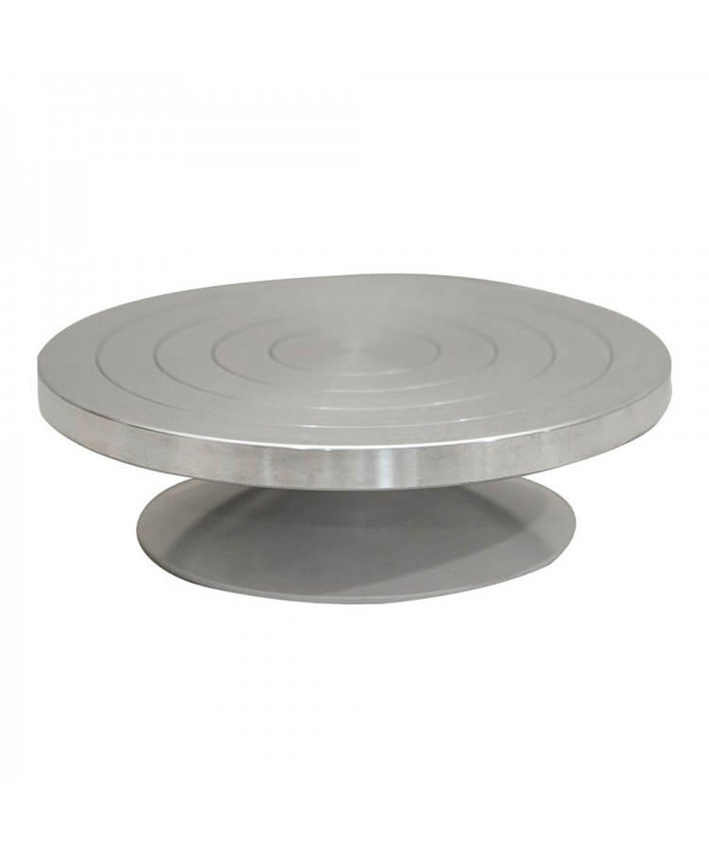 Metal Döküm Döner Seramik Tablası Turnet 18 cm