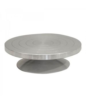 Metal Döküm Döner Seramik Tablası Turnet 18 cm