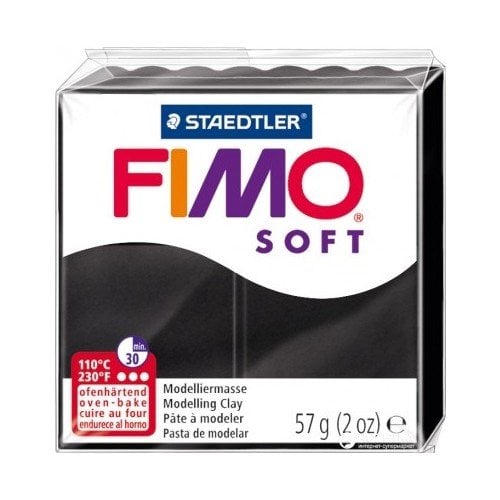 Staedtler Fimo Soft Polimer Kil 57Gr. 9 Siyah