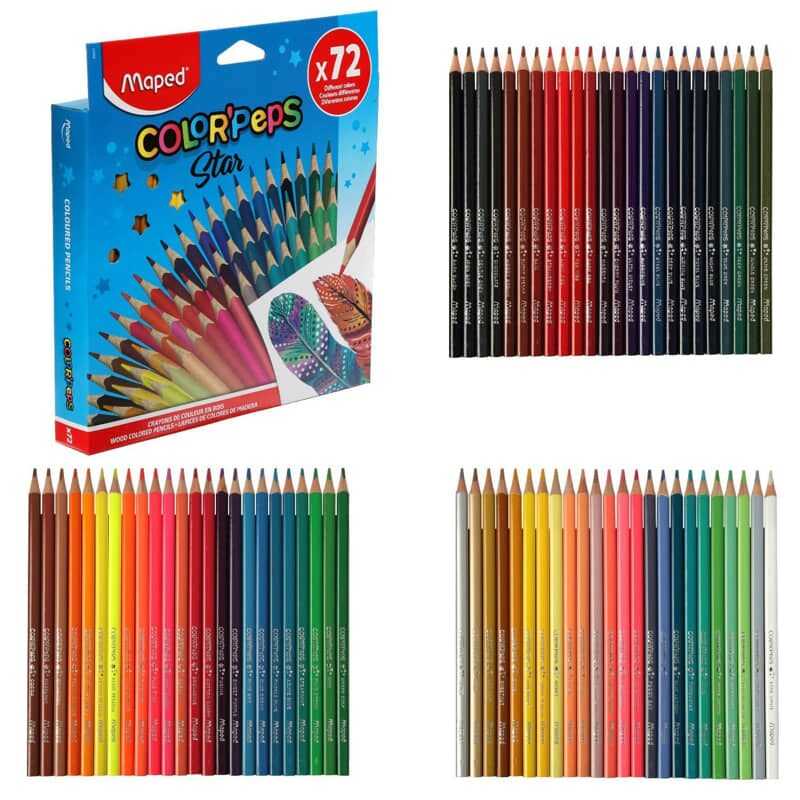 Maped Color'Peps Kuru Boya 72 Renk 832072