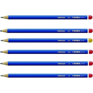 Lyra Robinson Dereceli Kurşun Kalem Seti 6'lı