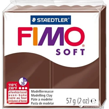 Staedtler Fimo Soft Polimer Kil 57Gr. 75 Çikolata