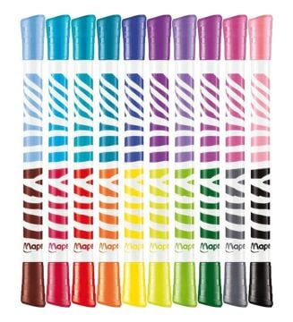 Maped Color Peps Duo Tıp Keçeli Kalem 10’lu 20 Renk N:849010