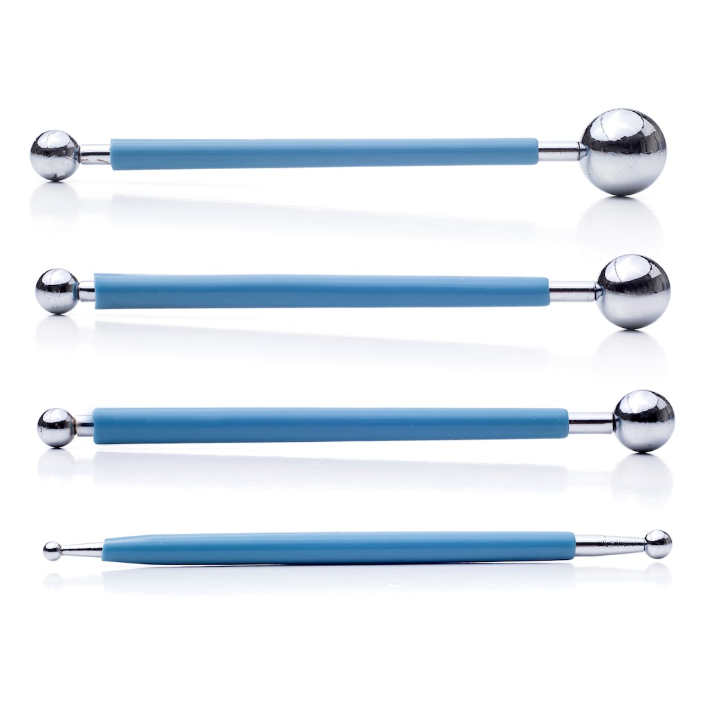 Rich Çiçek Ütüsü Top Ütü 4'lü Set