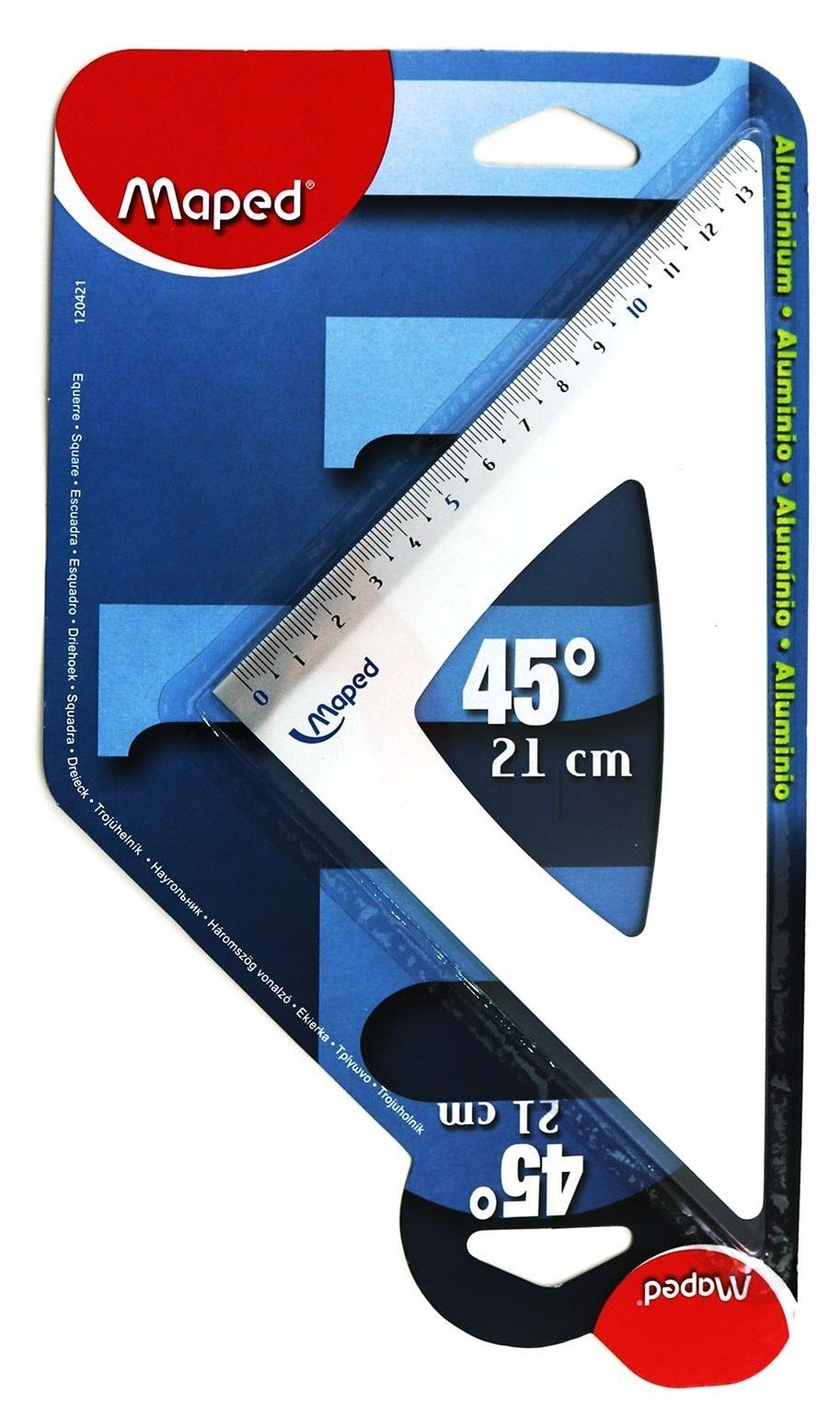 Maped 21cm/45° Alüminyum Gönye