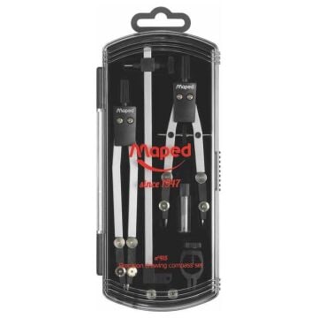 Maped 5'li Uzatma Ayaklı Hassas Ayarlı Metal Pergel Seti 178002