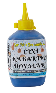 Art Elegant Sır Altı Seramik Çini Boyası 5135-Kabartma Mavi 60 cc