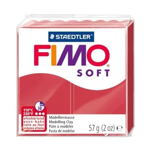 Staedtler Fimo Soft Polimer Kil 57Gr. 26 Vişne Kırmızı