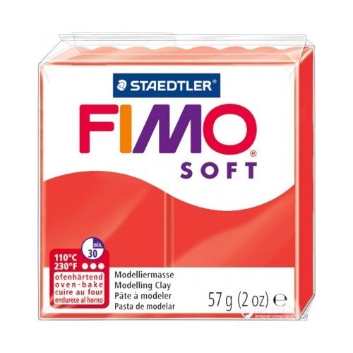 Staedtler Fimo Soft Polimer Kil 57Gr. 24 Kızıl