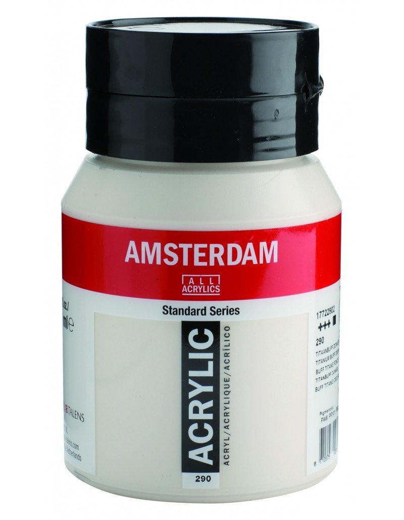 Talens Amsterdam Akrilik Boya 500ml 290 Titanium Buff Deep