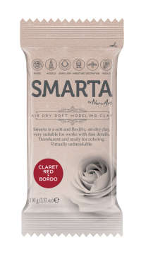 Smarta Kil Hamur Modelleme 100 gr Bordo